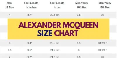 alexander mcqueen size chart women.